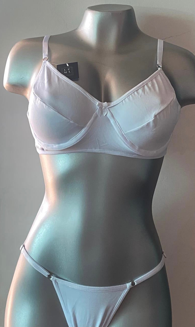 Conjunto Rosalia Realce Blanco