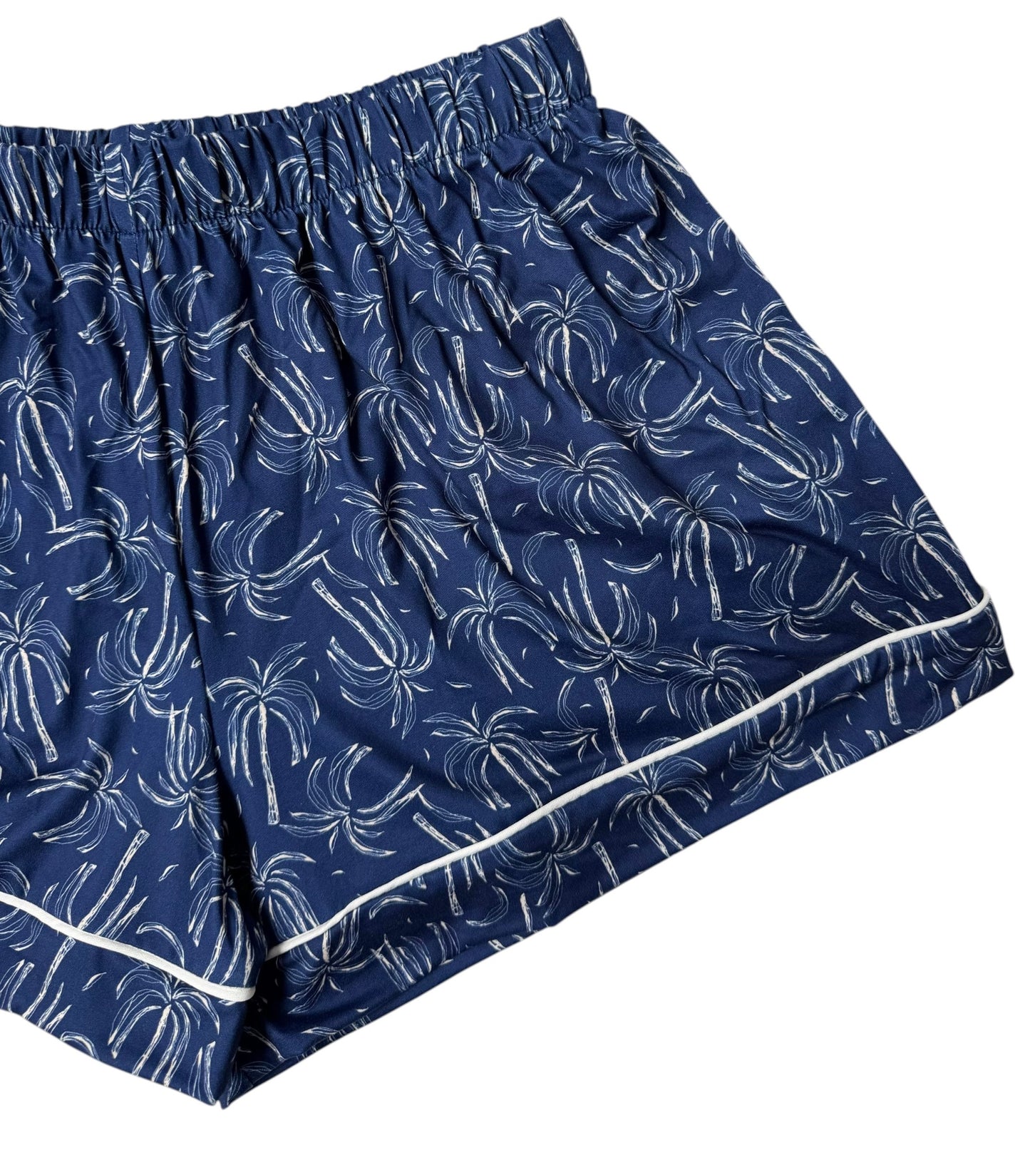 PIJAMA EN ALGODON SHORT | AZUL