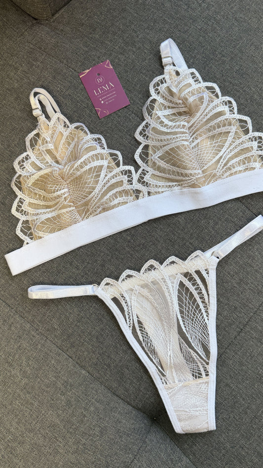 CONJUNTO BORDADO | DORADO