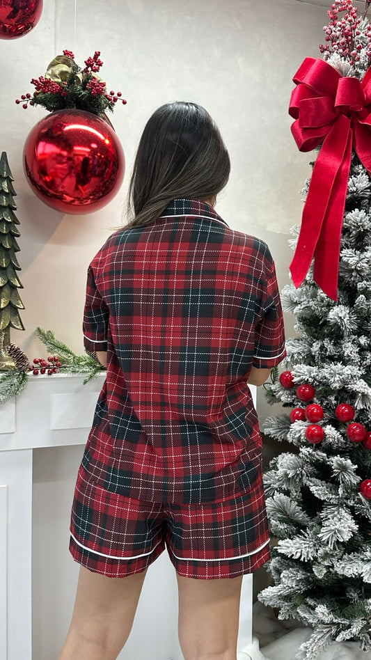 PIJAMA NAVIDAD CUADROS