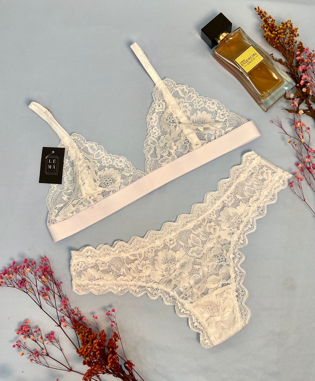 Conjunto Básico Lencería Blanco | 604