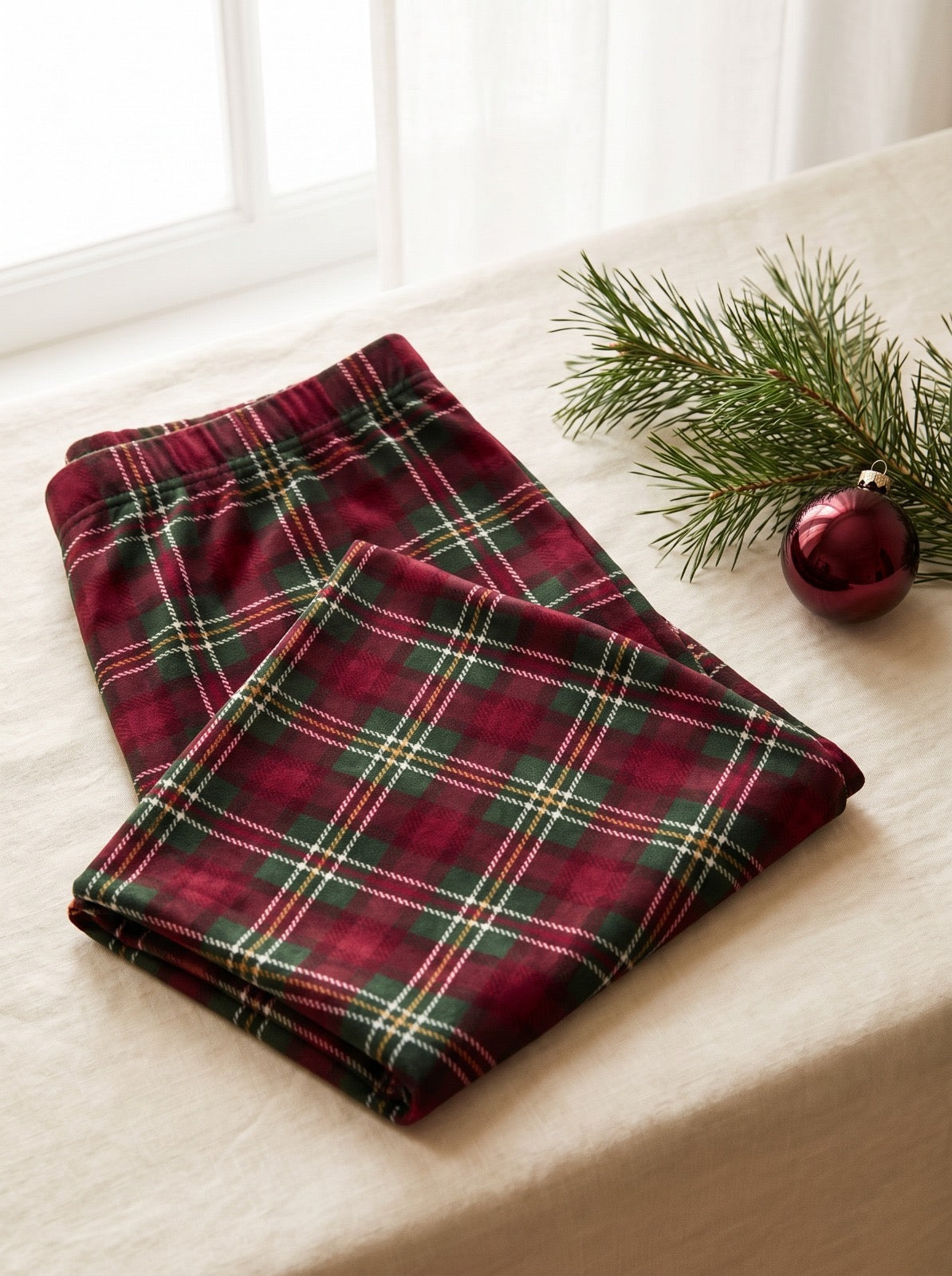 PREVENTA PIJAMAS NAVIDAD | PINO DORADO PANTALON LARGO