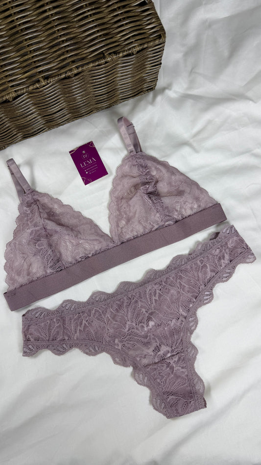 CONJUNTO LENCERIA EN ENCAJE | ROSA 660