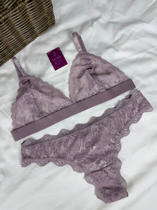 CONJUNTO LENCERIA EN ENCAJE | ROSA 660