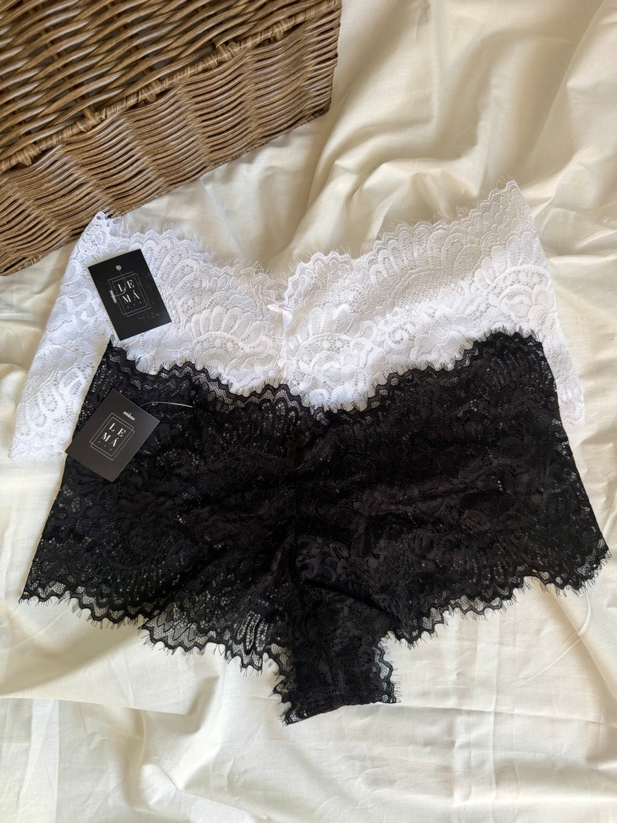 Panty Estilo Cachetero en encaje
