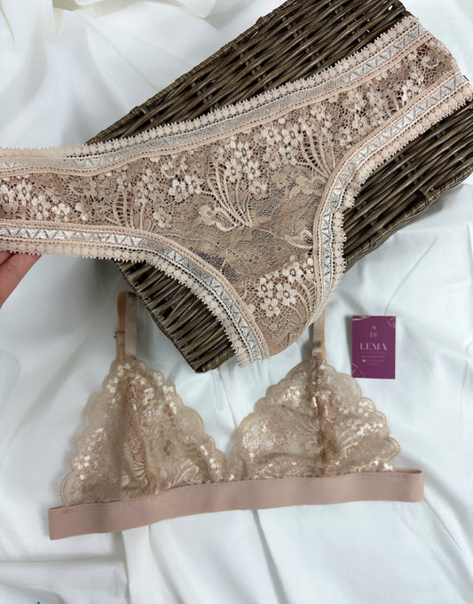 Conjunto Básico Lencería Nude | 640