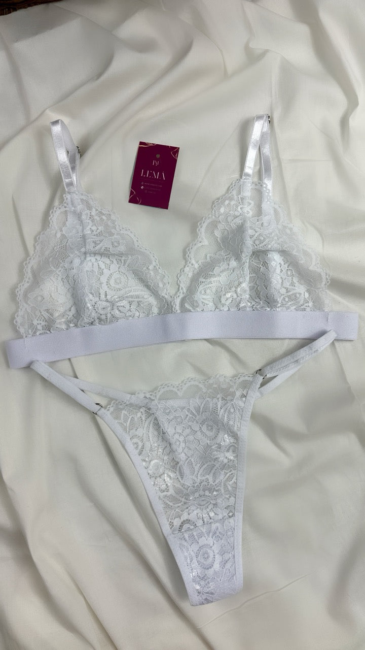 Conjunto Básico Lencería Blanco | 650