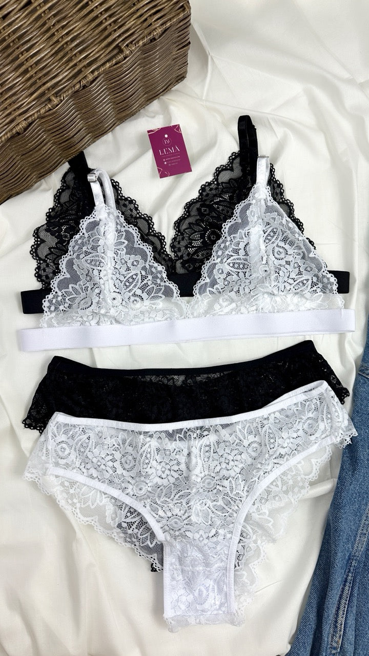 Conjunto de Lenceria Cachetero L-XL | 4 Colores