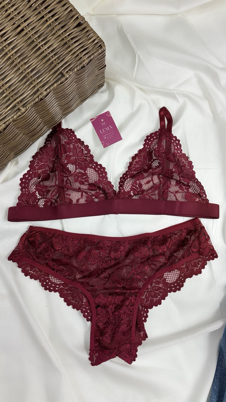 Conjunto de Lenceria Cachetero L-XL | 4 Colores