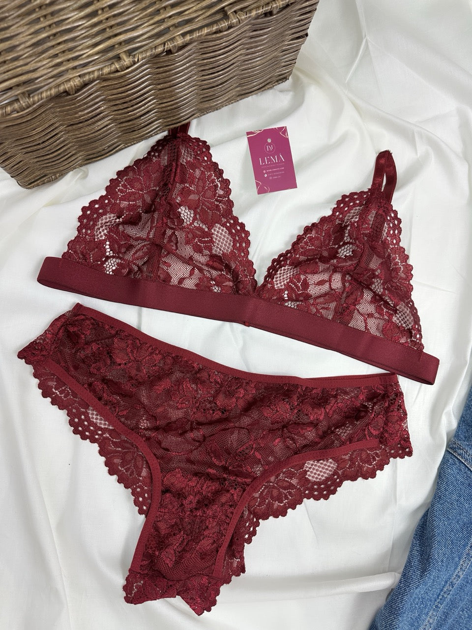 Conjunto de Lenceria Cachetero L-XL | 4 Colores