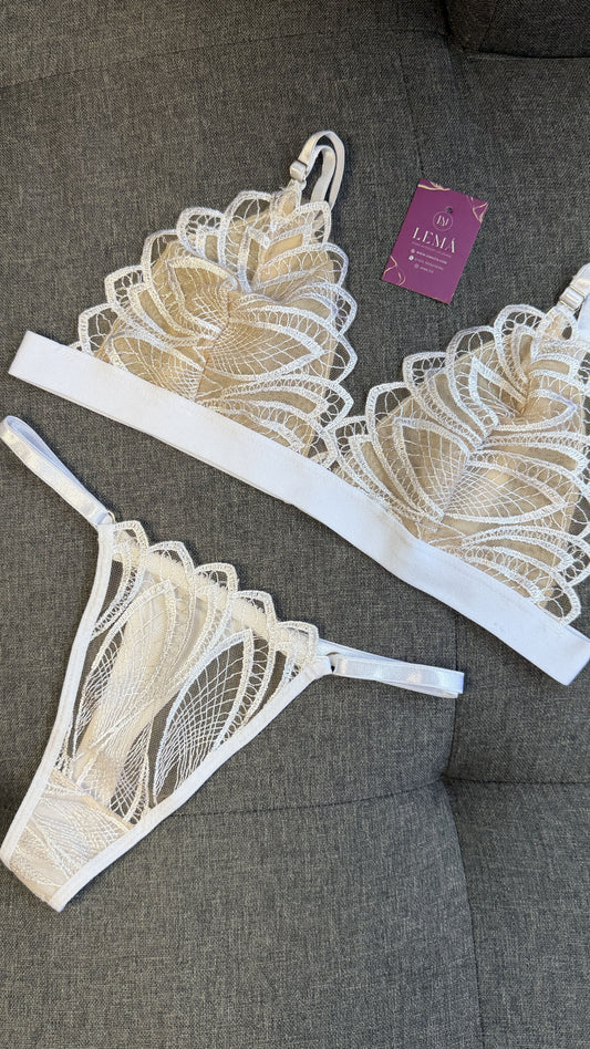 CONJUNTO BORDADO | DORADO