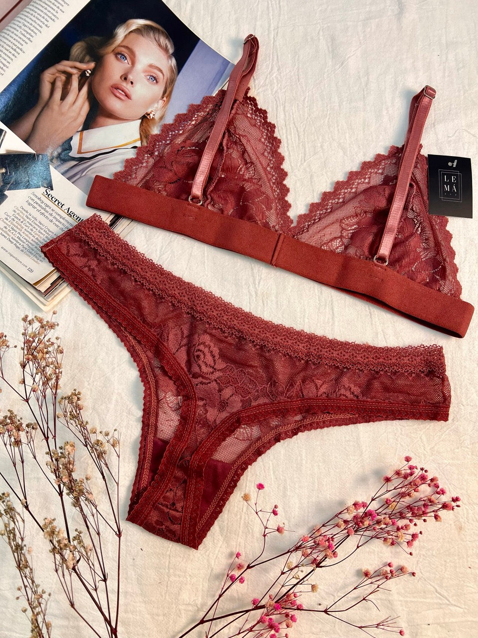 Conjunto Lenceria LencerÃa De Red Para Dama Conjunto Lenceria