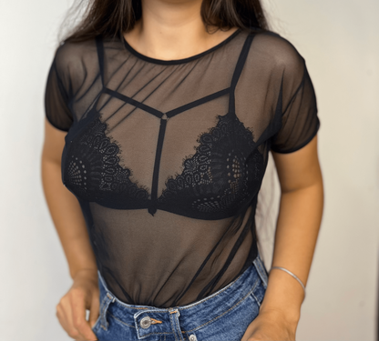 Blusa Mallatex Manga Corta