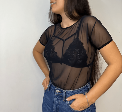 Blusa Mallatex Manga Corta